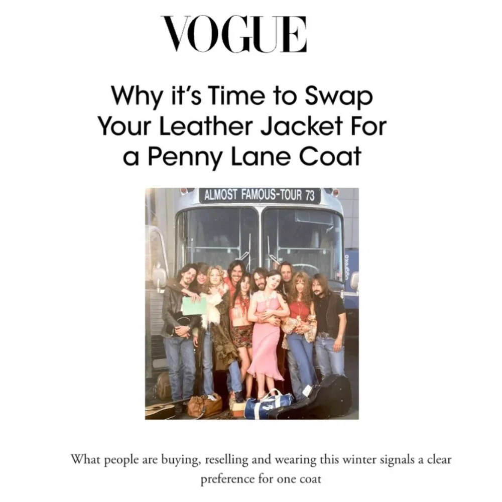 Free People Penny Lane Moon Glow Coat - Blue / Tan